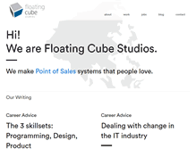 Tablet Screenshot of floatingcube.com